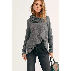 Free People Beach Women's Cocoon‎ Cowl Long Sleeve Pullover Size XS/S